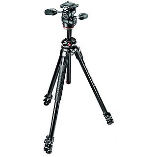 Trípode  - MN MK290DUA3-3W MANFROTTO, Digitales / cámaras de película, Negro