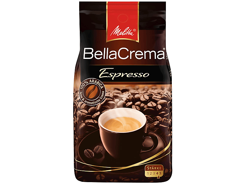 MELITTA 008300 CAFE 1KG ESPRESSO BELLACREMA (Kaffeevollautomaten) Kaffeebohnen