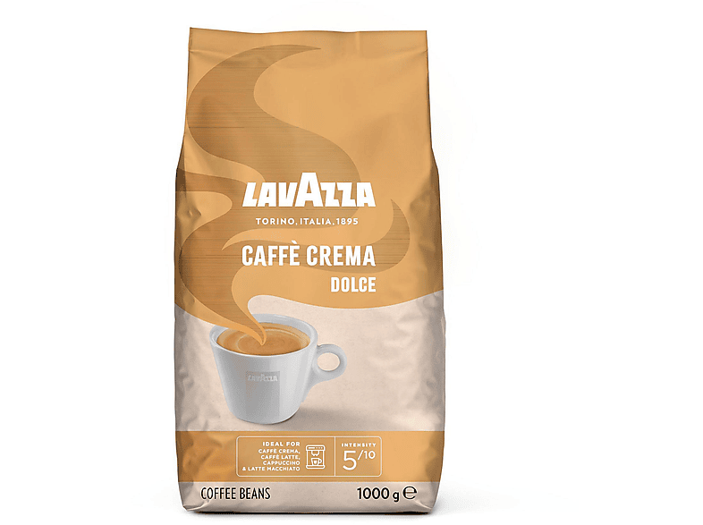 LAVAZZA 2743 CREMA CAFFE DOLCE Kaffeebohnen 1KG (Kaffeevollautomaten)
