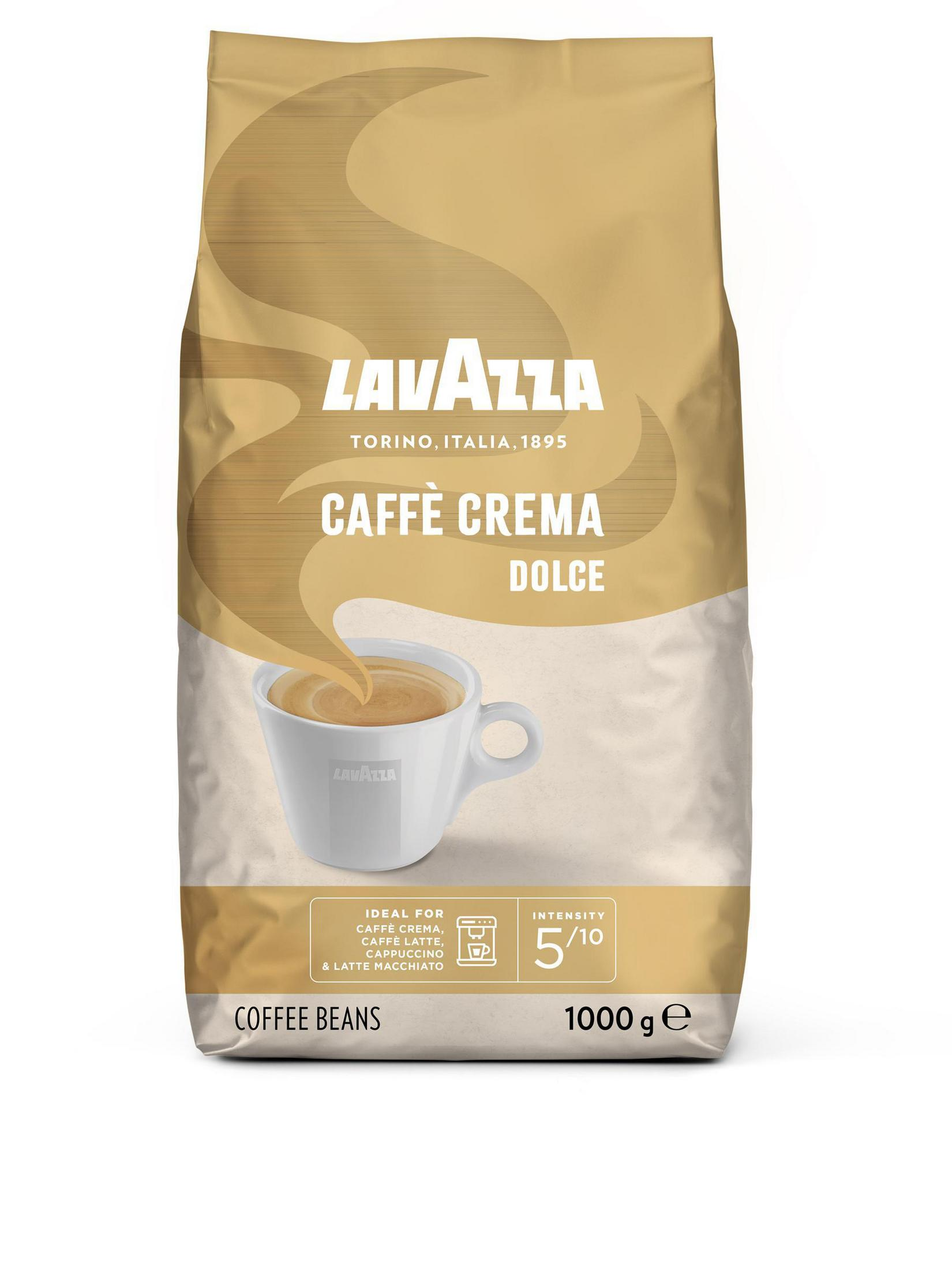 LAVAZZA 2743 CAFFE DOLCE Kaffeebohnen CREMA (Kaffeevollautomaten) 1KG