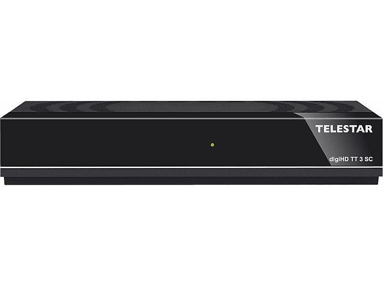 TELESTAR 5310503 DIGIHD TT3 SC DVB-T2 HD Receiver (HDTV, DVB-T, DVB-T2 (H.265), Schwarz)