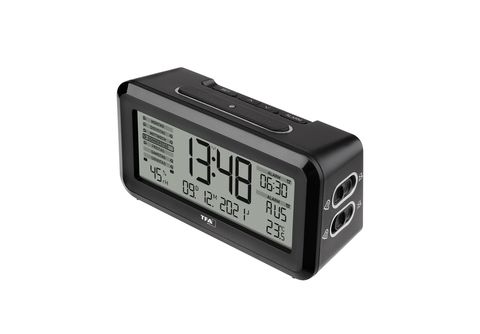 TFA Digitaler Wecker mit Temperatur LUMIO, schwarz online kaufen