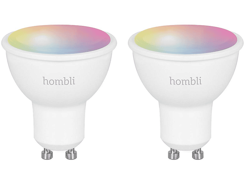 HOMBLI HBPP-0105 SMART SPOT CCT/RGB 1+1 GRATIS Glühbirne Mehrfarbig
