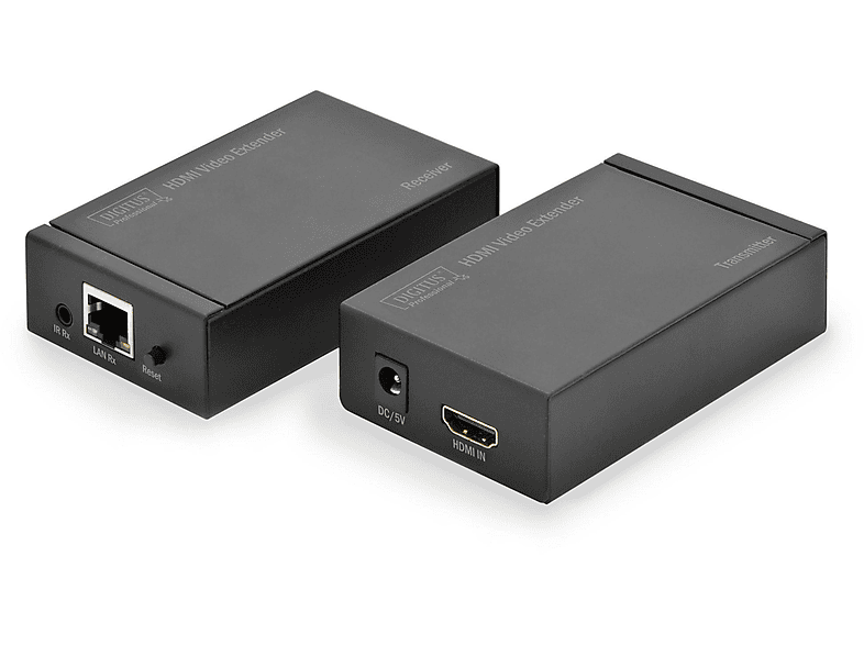 DIGITUS DS55120 HDMI EXTENDER CAT5 IR STEUE HDMI Full HD und 3D