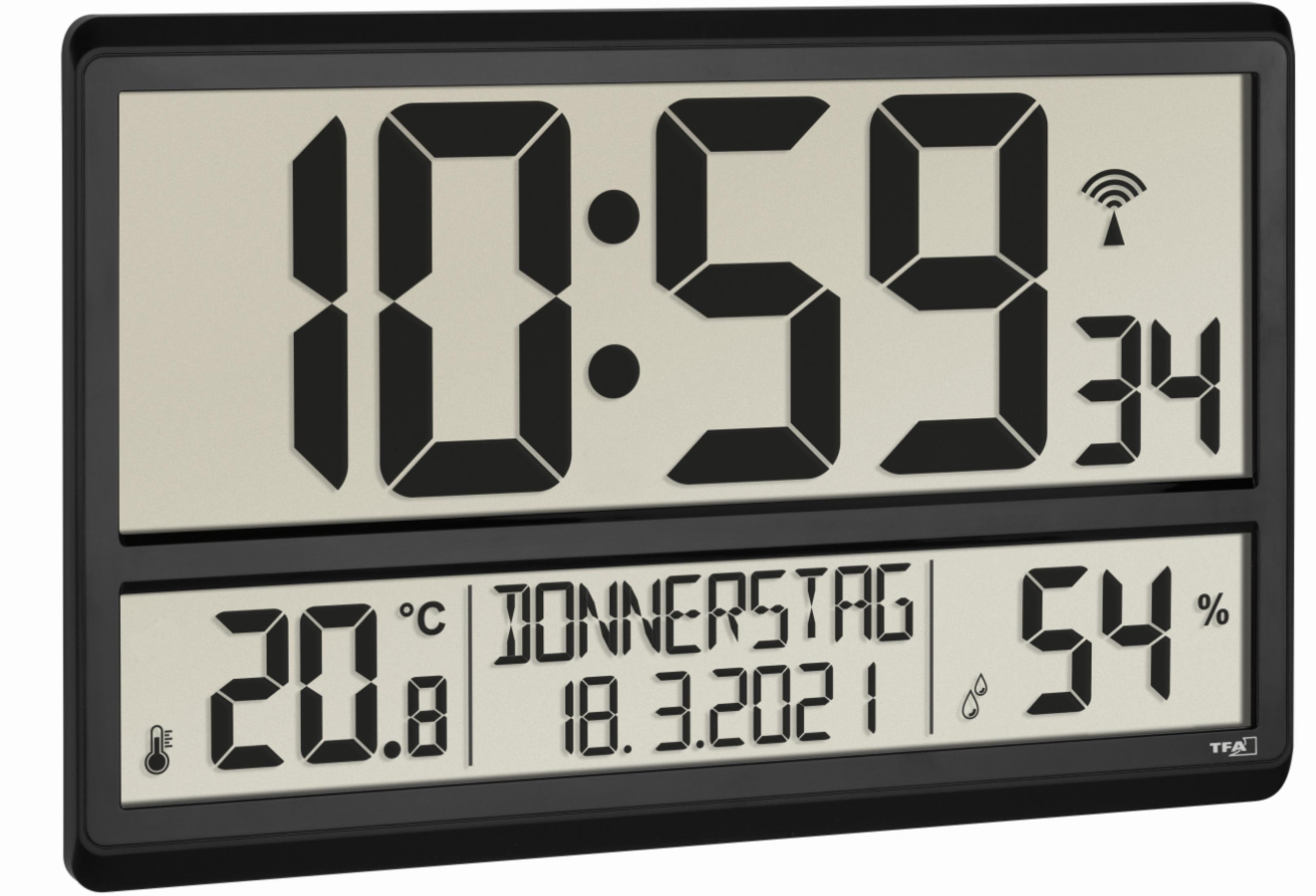 Radio Digitale Wand Funkuhr Funkwanduhr Funkuhren FÃ¼r Die Wand