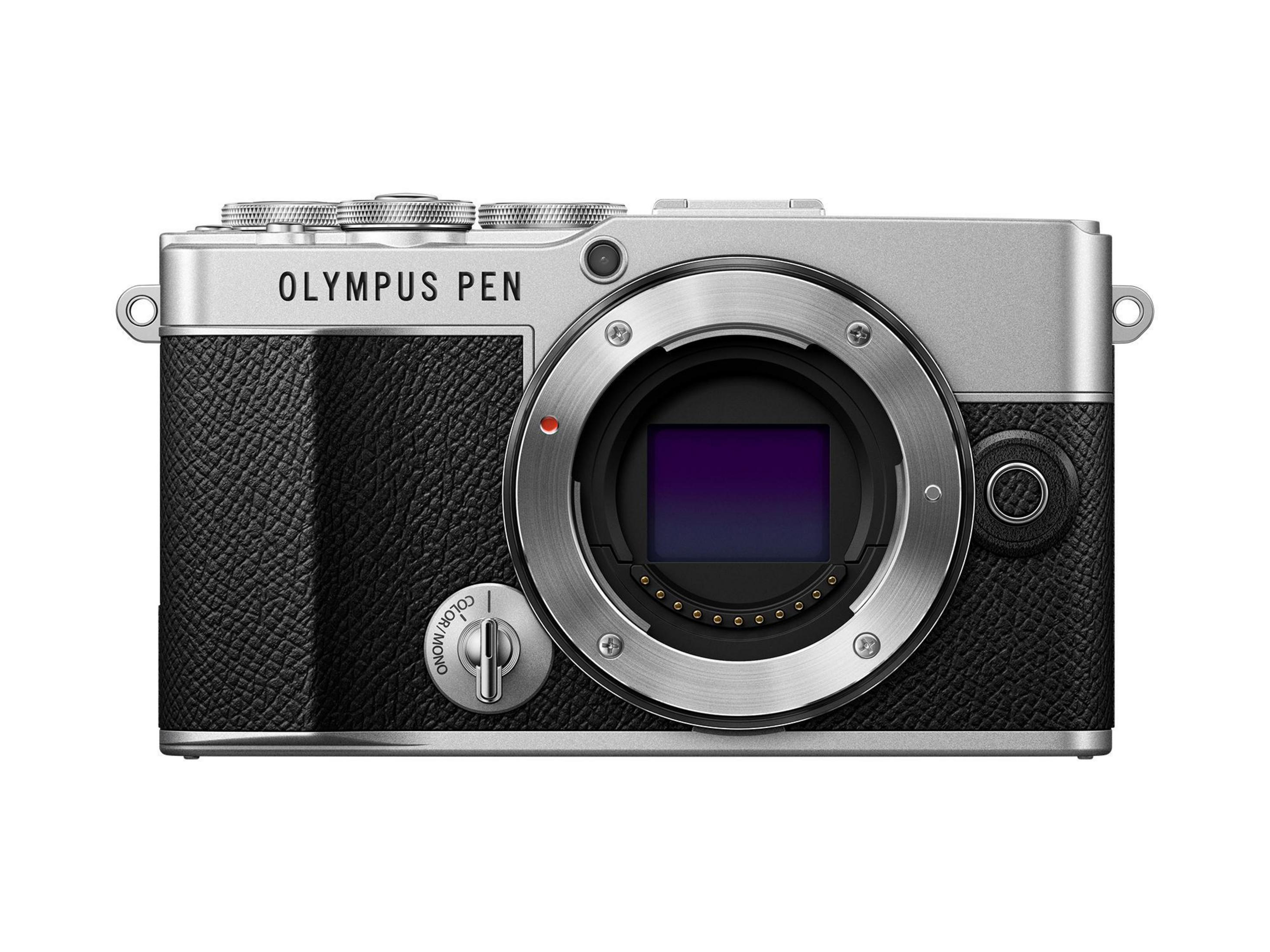 OLYMPUS E-P 7 WLAN BODY Touchscreen, Systemkamera cm 7,6 , SILBER Display