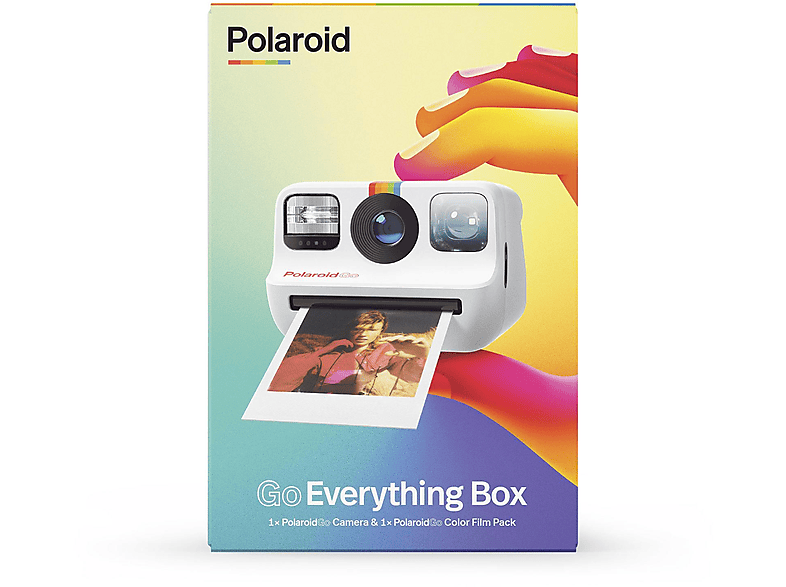 POLAROID 6036 EVERYTHING BOX GO WHITE Sofortbildkamera, Weiß