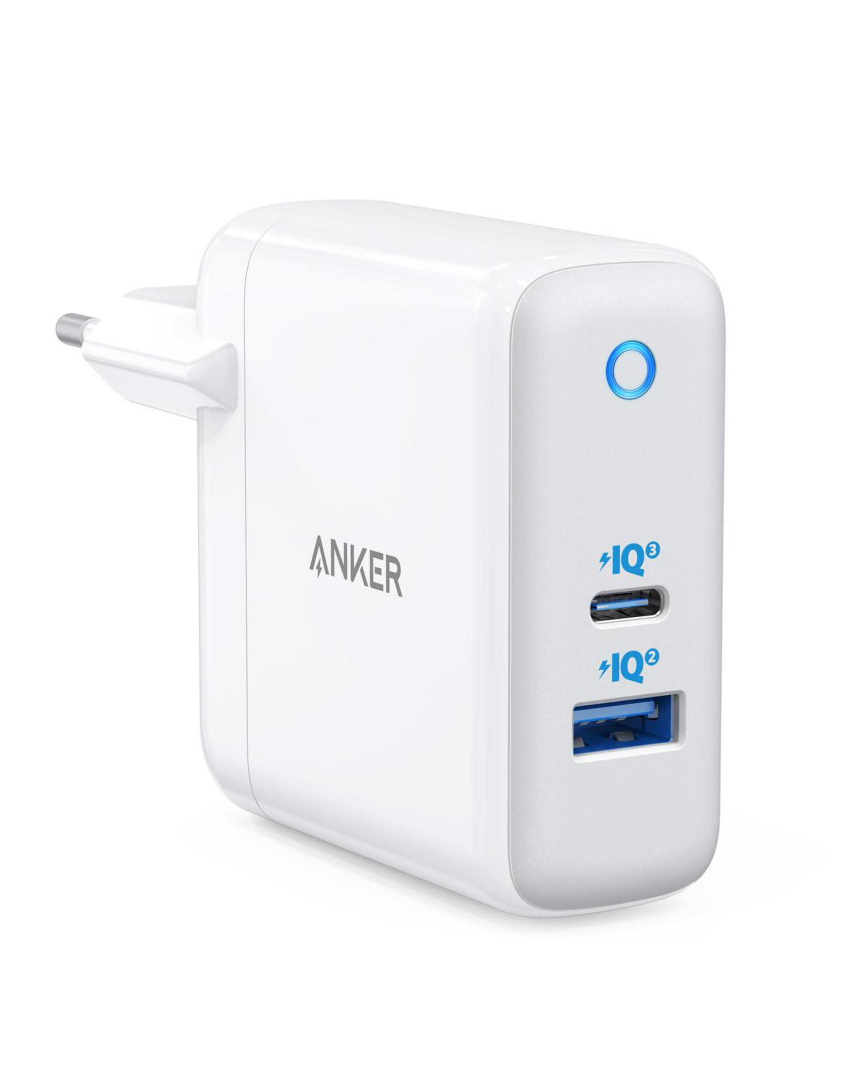 45W 15W POWERPORT USB-C Volt, A2322G21 ANKER + ATOM Weiß Ladegerät 5 20 - Universal, III