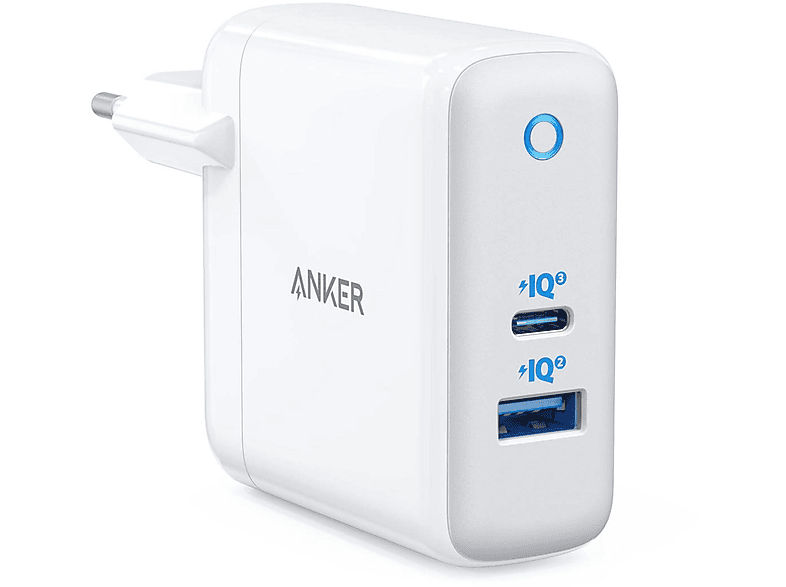 ANKER A2322G21 45W Ladegerät POWERPORT 15W + 20 Volt, Universal, 5 III USB-C ATOM - Weiß