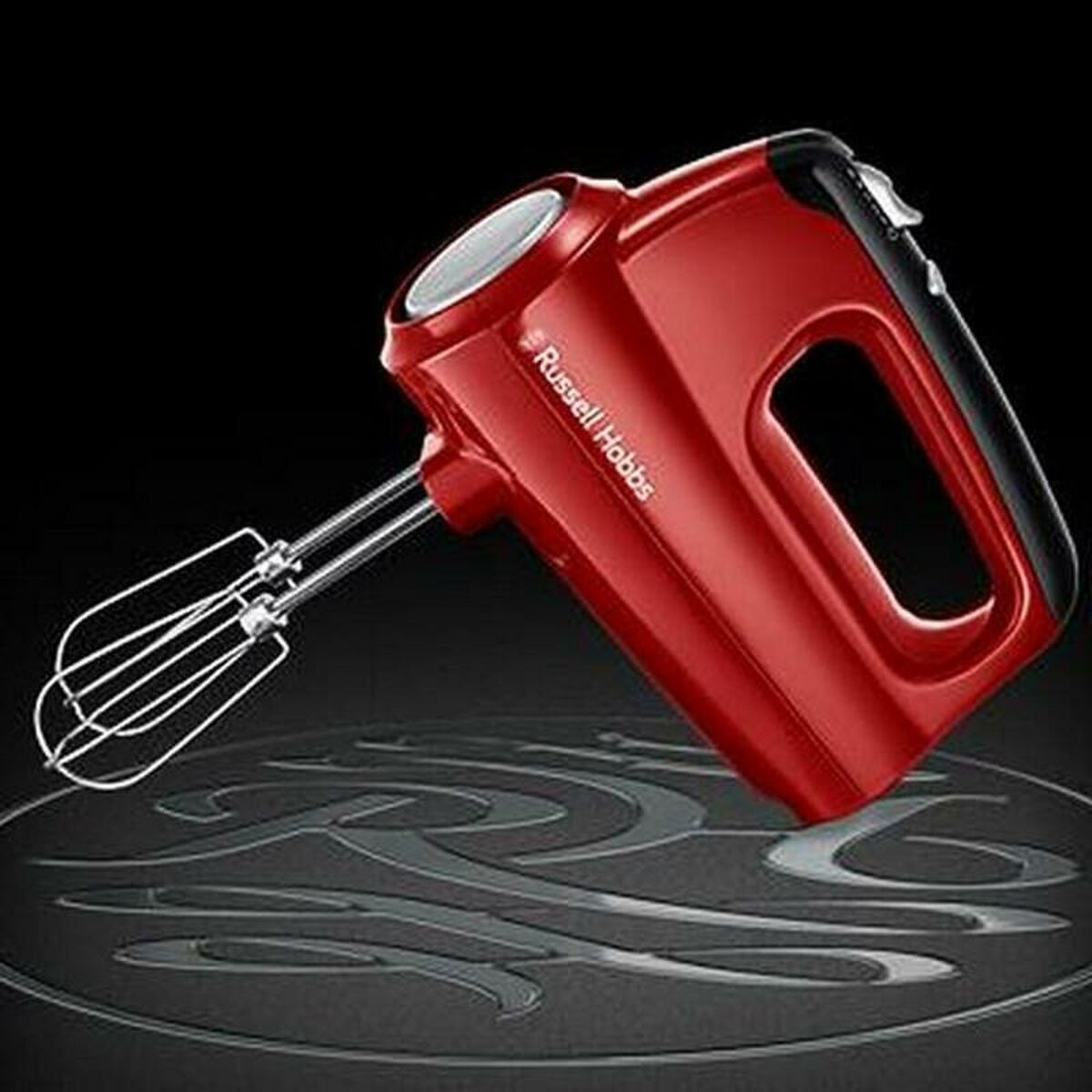 RUSSELL HOBBS Schwarz/Rot Handmixer (350 Watt) 435490