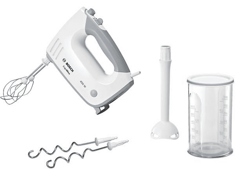 BOSCH MFQ 36440 ERGO MIXX 450 W WHITE Handmixer Weiß (450 Watt, 1 l)
