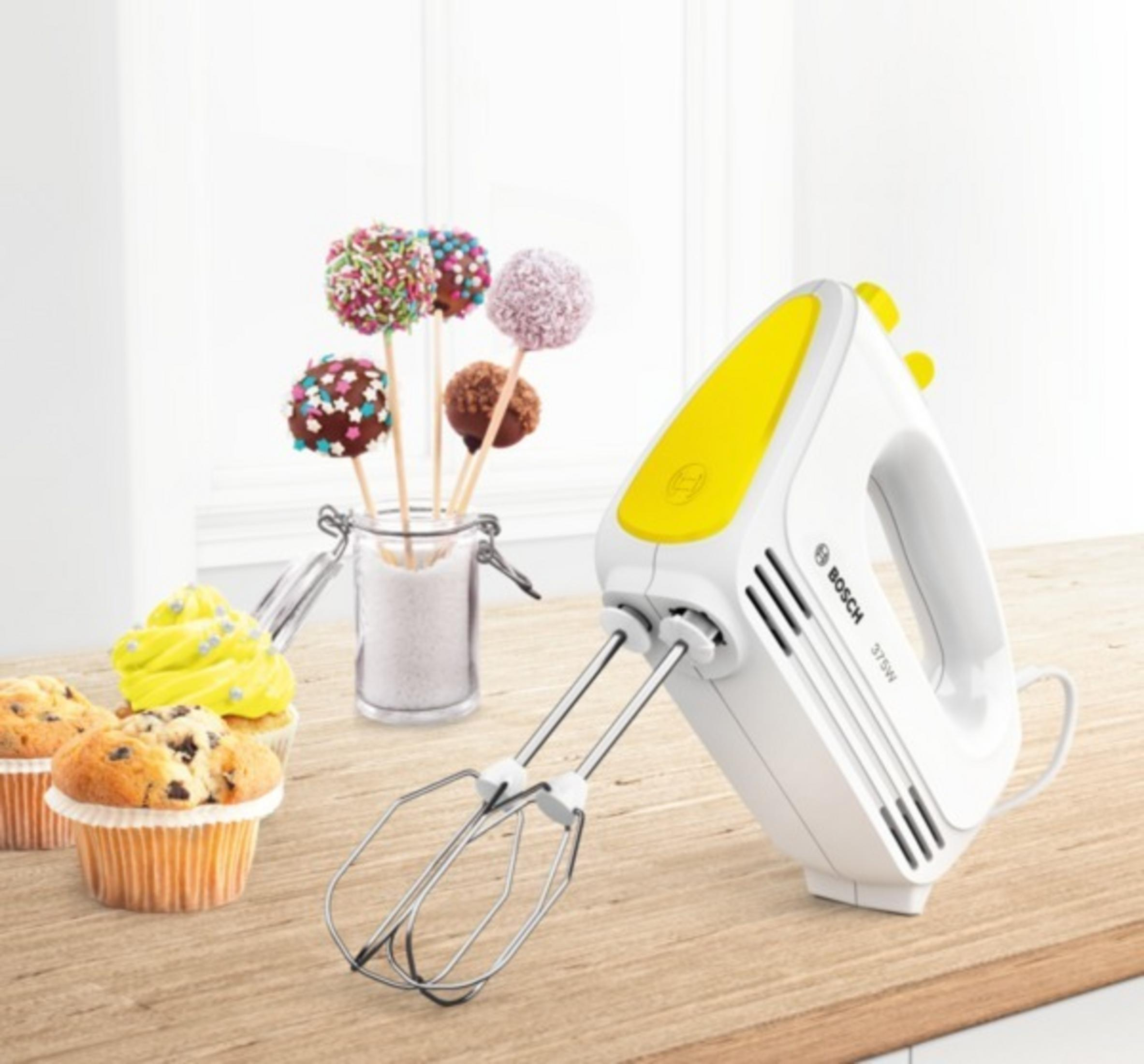 BOSCH MFQ 2210 Y Weiß/Intensiv Gelb Watt) YELLOW WEISS/INTENSIVE Handmixer (375