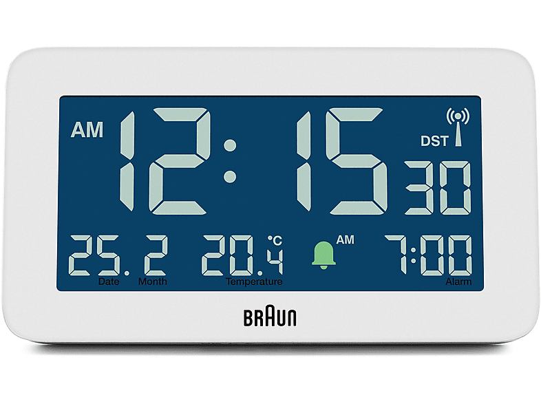 Despertador - BC10-DCF W BRAUN, Blanco