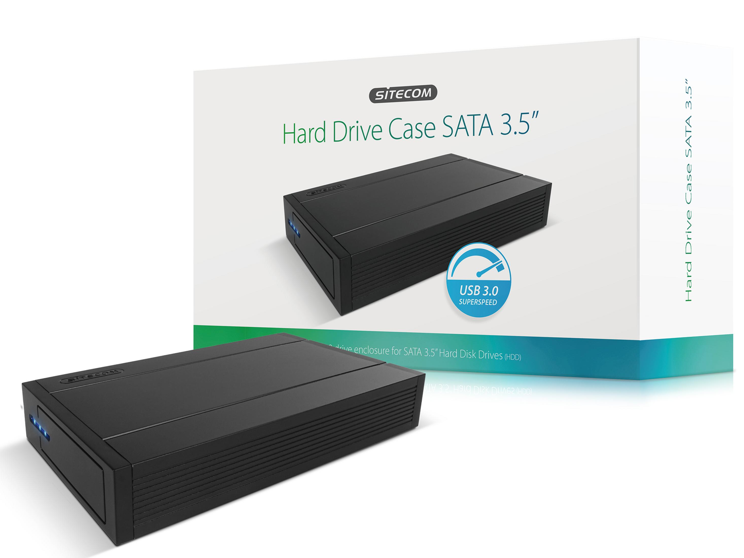 SITECOM MD-393 USB 3.5, 3.0 Festplattengehäuse CASE SATA HD