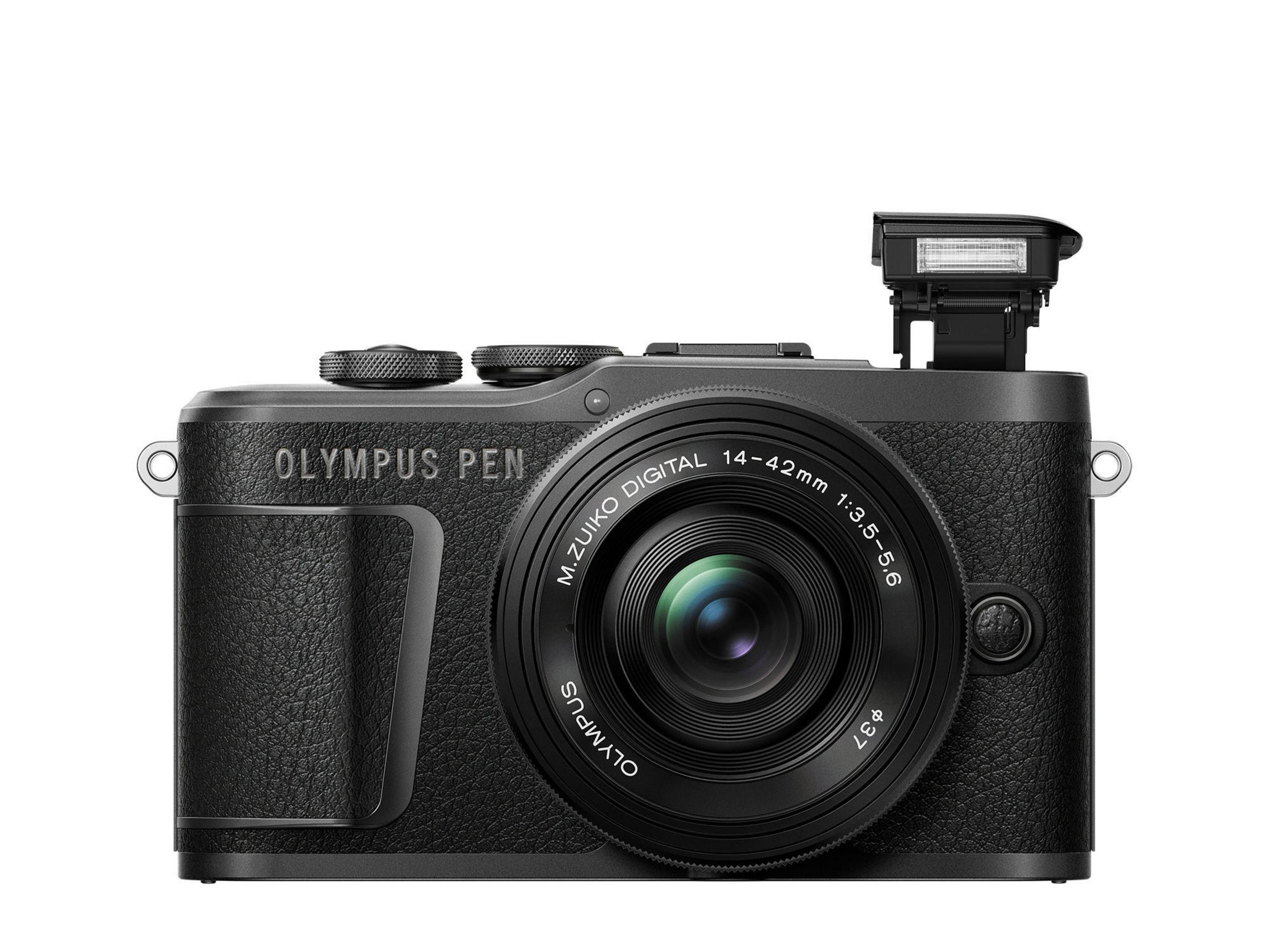 OLYMPUS E-PL10 1442 Display Touchscreen EZ 7,6 Systemkamera cm KIT mit Objektiv 14-42mm, BLK/BLK