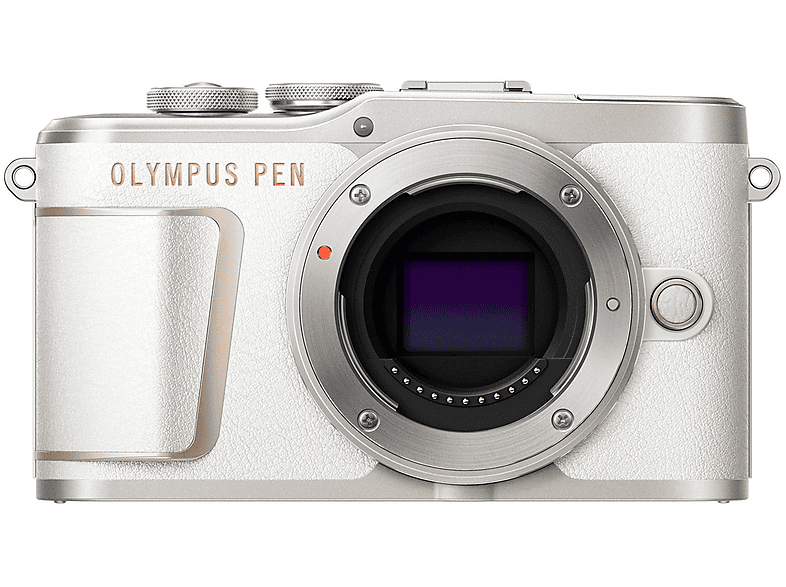 OLYMPUS E-PL10 BODY WHITE Systemkamera  , 7,6 cm Display Touchscreen, WLAN