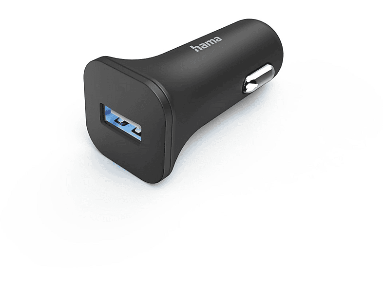 HAMA 201634 KFZ-LADER, 6W, SCHWARZ Kfz Ladegerät Universal, Schwarz