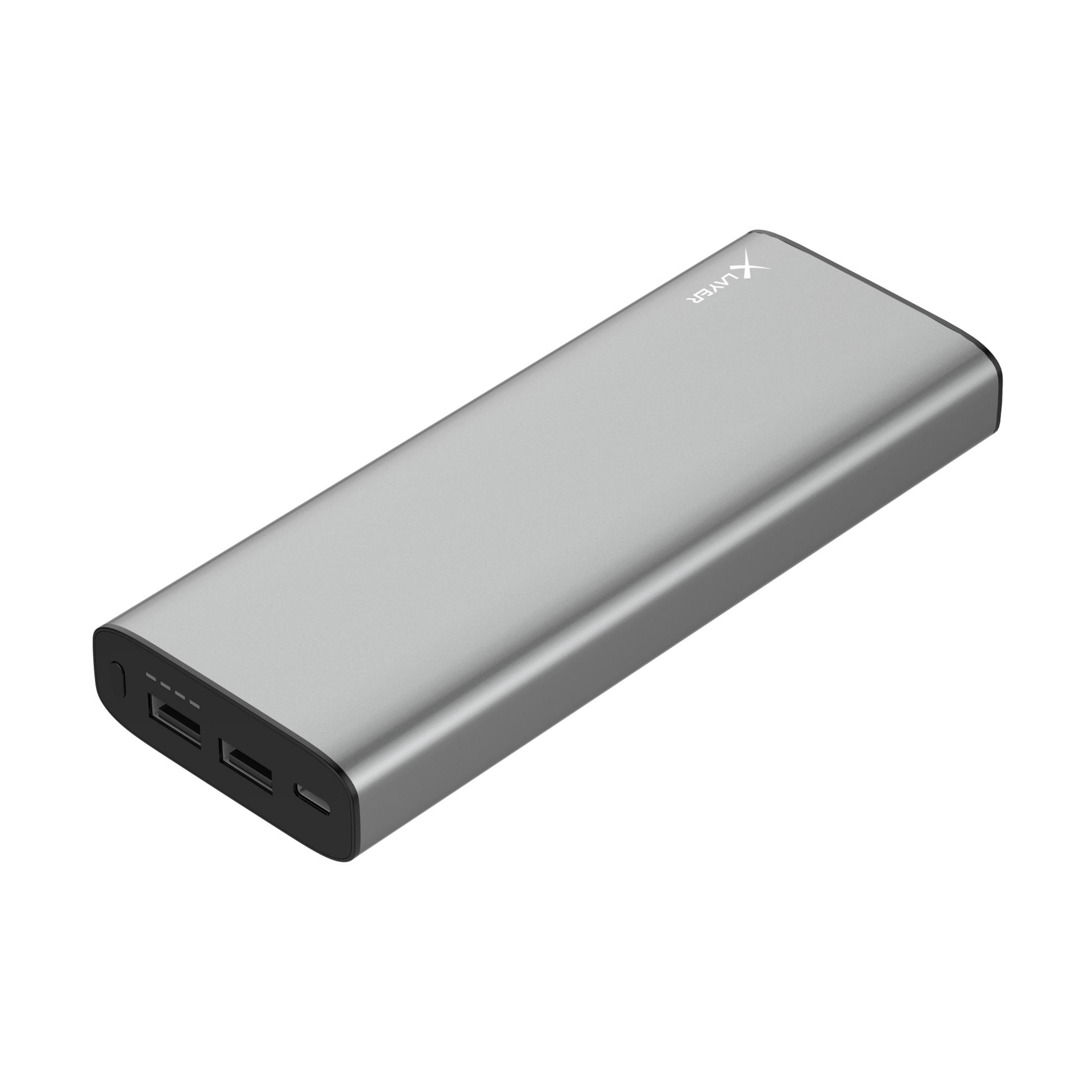 XLAYER 213265 Grey GREY Powerbank SPACE MACBOOK 20100MAH PLUS Space 20100 (45W) mAh