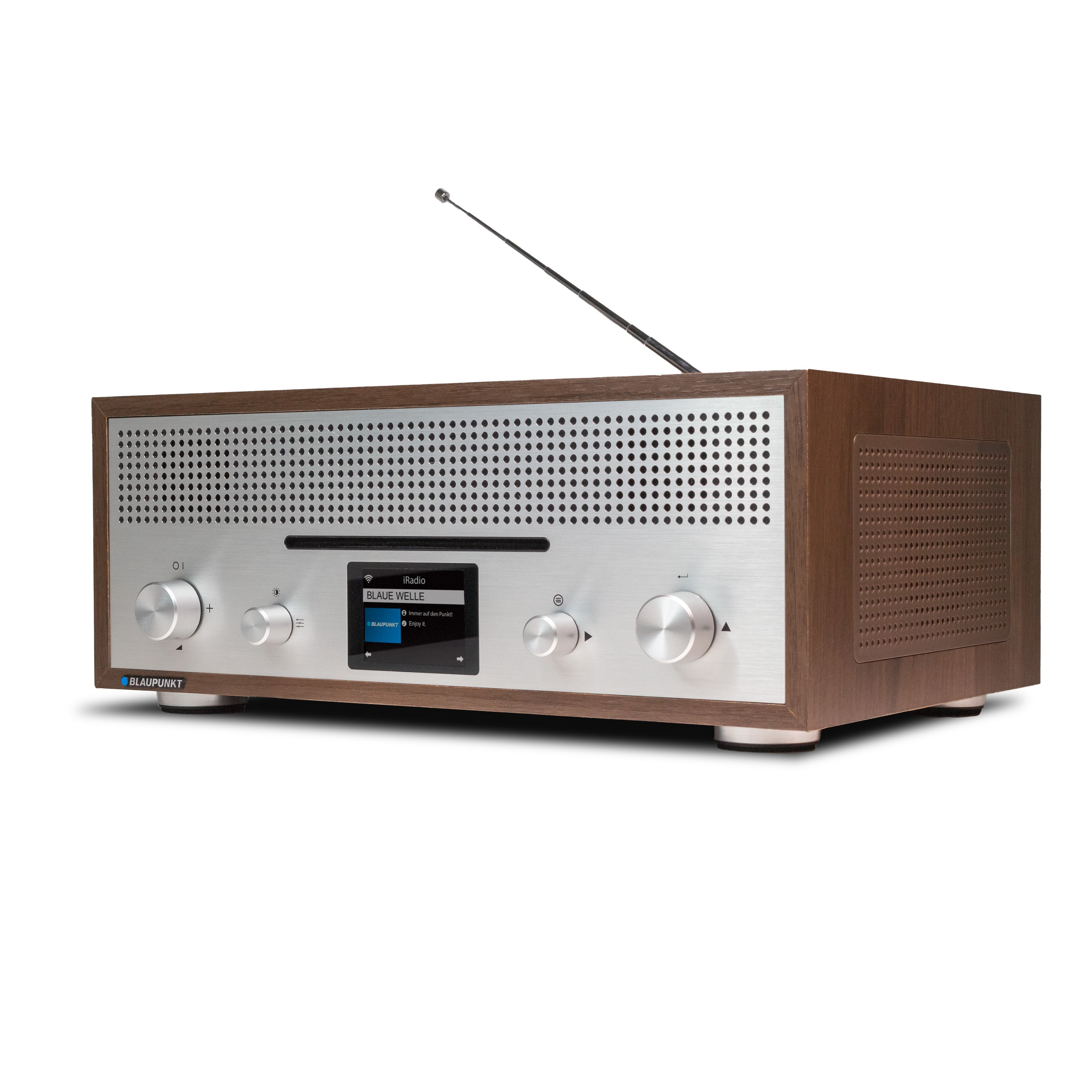 BLAUPUNKT Nostalgie 1900 MILANO Radio, Internet Walnuss FM, | RXD Bluetooth, DAB+, Radio