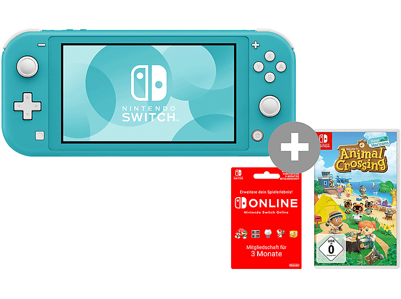 NINTENDO 10005233 SWITCH LITE T RKIS ANIMAL CROSSING 3MO