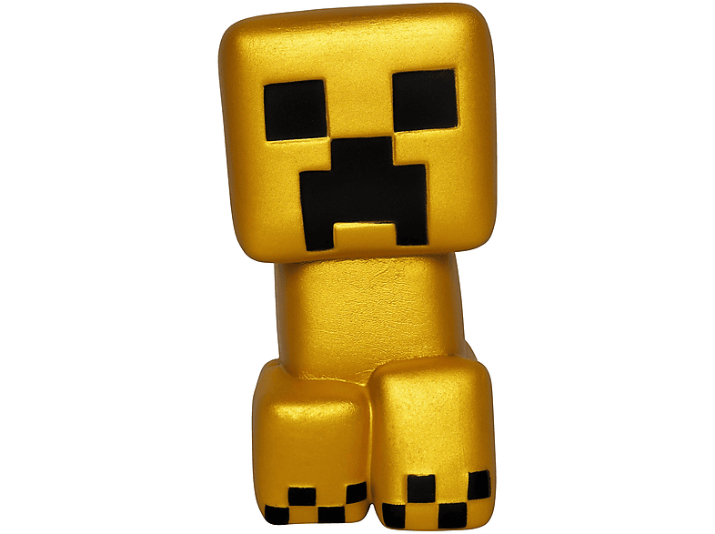 MINECRAFT CREEPER SQUISHME JTMIN-3556 GOLD