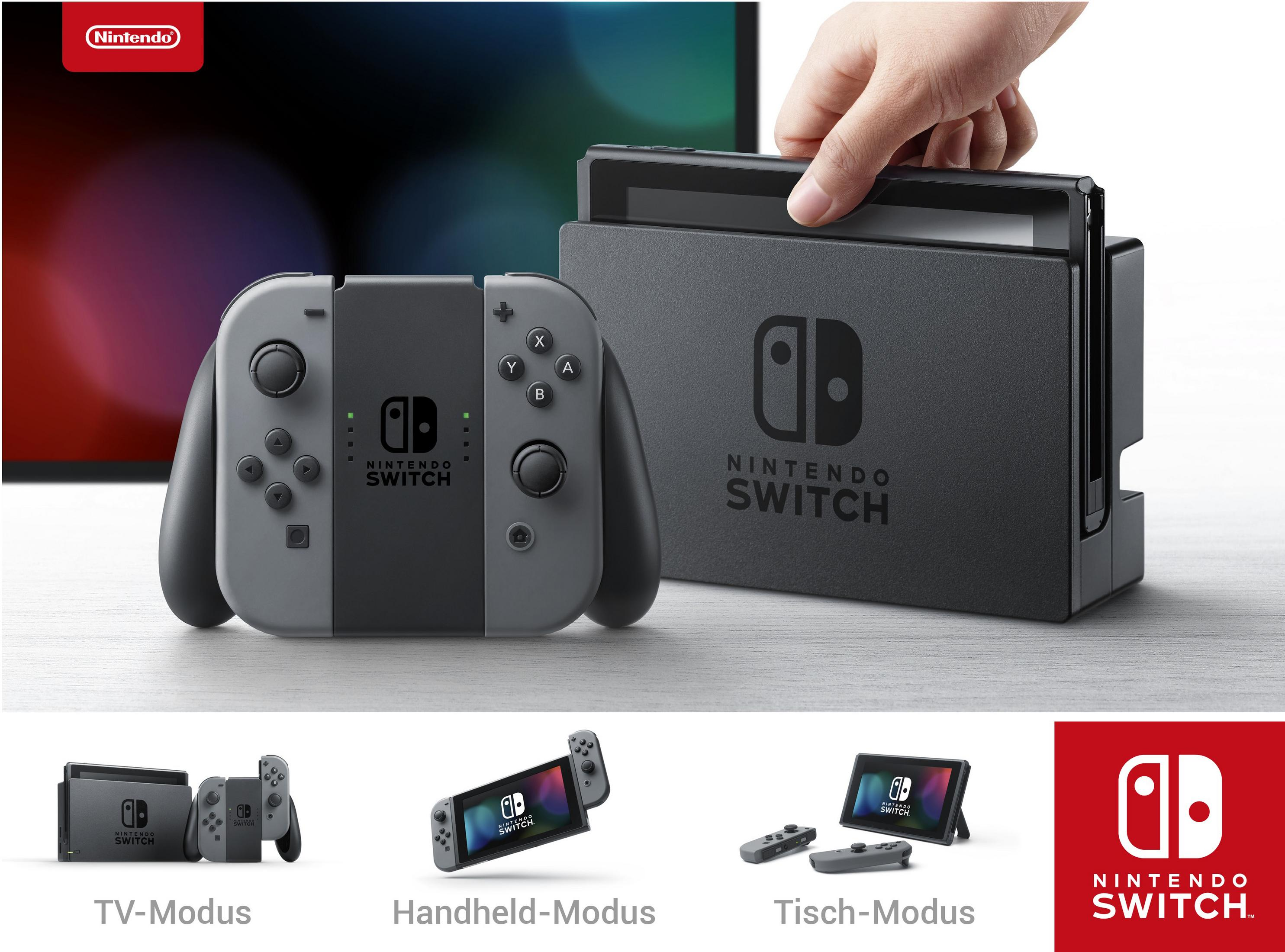 NINTENDO 2500066 SWITCH GRAU | MediaMarkt