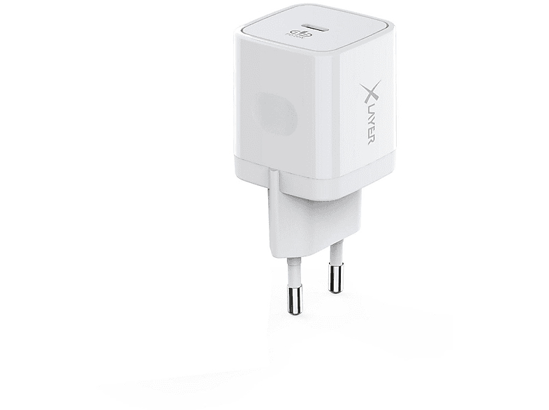 XLAYER 219054 USB-C SINGLE CHARGER PD 20W Ladegerät Universal, 12 Volt, Weiß