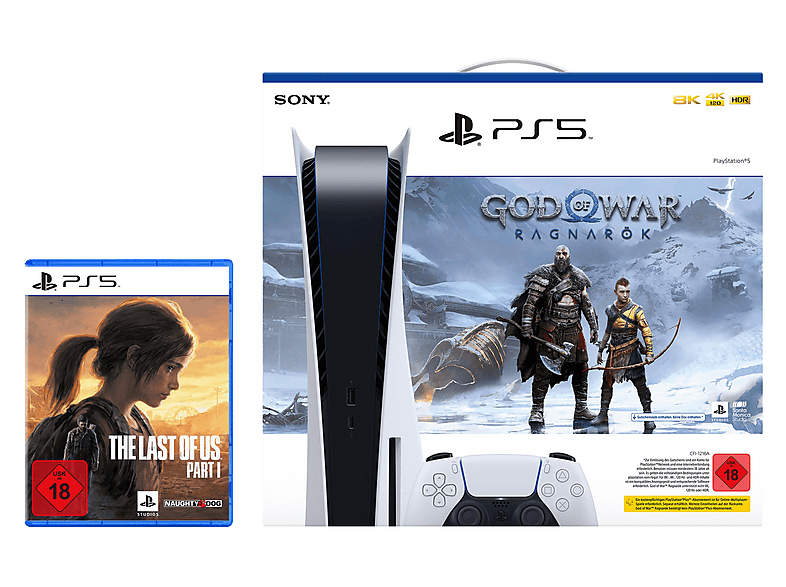 SONY PS5+GOW RAGNARÖK+LAST OF US P1 SATURN