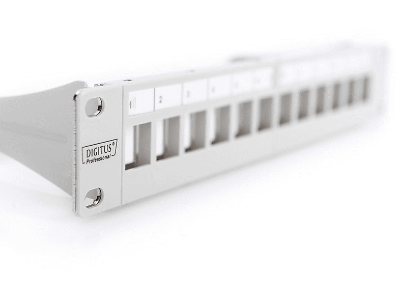 DIGITUS DN-91419 MODULAR PATCH PANEL 12-PORT, Patch Panel | MediaMarkt