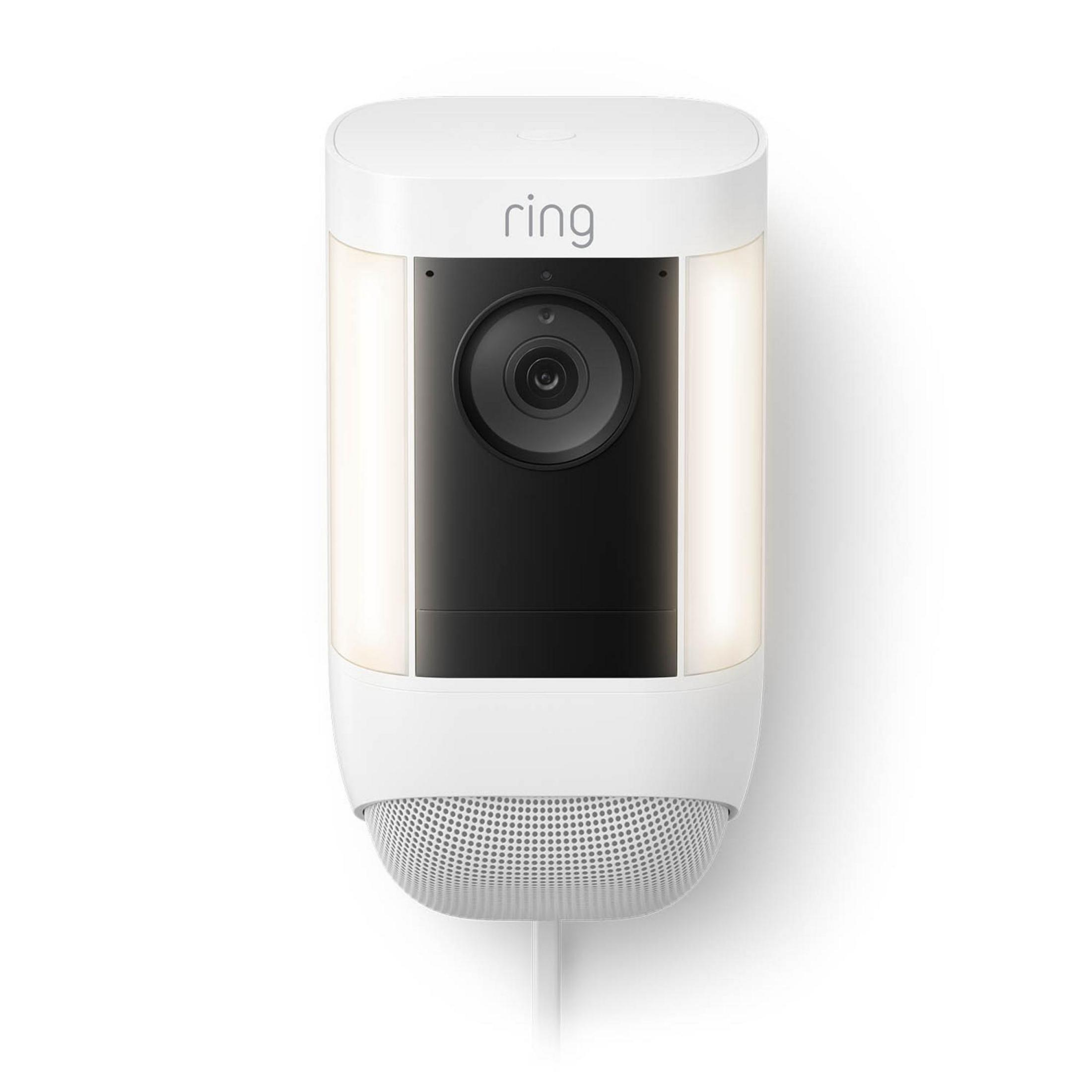 HD Video: PLUG CAM WHITE RING EU, Foto: Auflösung PRO 1080p HD, SPOTLIGHT 1080p Überwachungskamera, Auflösung IN