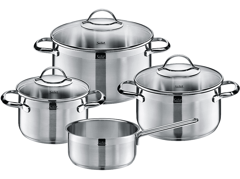 SILIT 2109252900 ACHAT 4TLG.TOPFSET TopfSet Edelstahl rostfrei 18/10