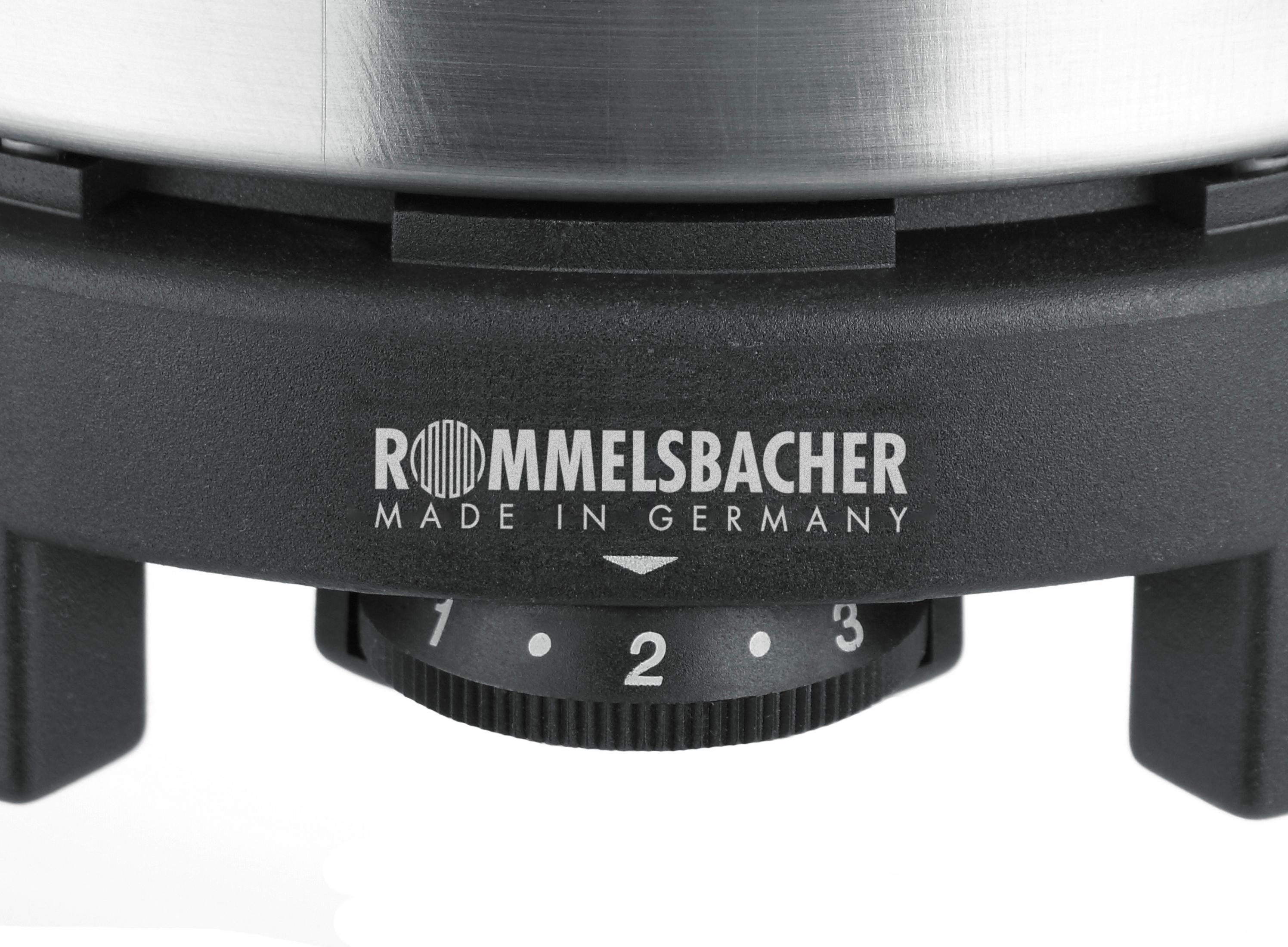 Okrągła podstawa urządzenia z pokrętłem. Czarny kolor z białym tekstem. Numery 1, 2, 3. Białe tło.