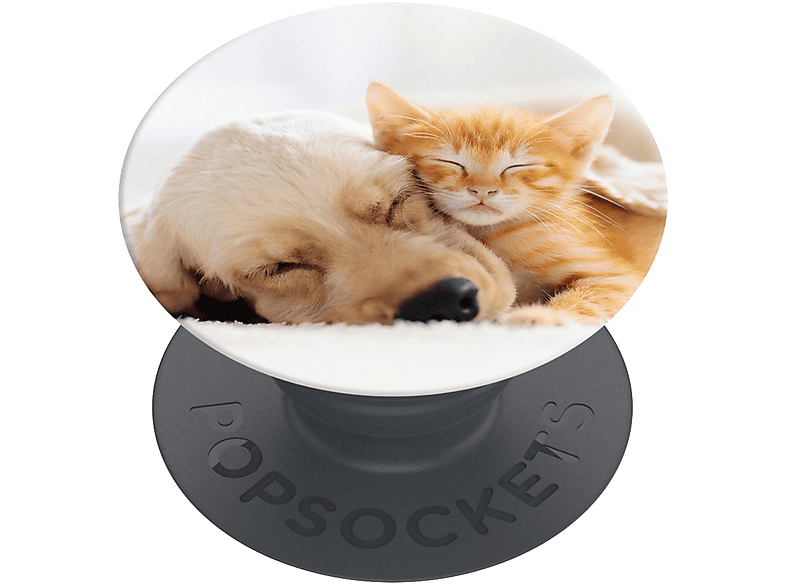 POPSOCKETS PGB CAT DOG & Handyhalterung, Mehrfarbig