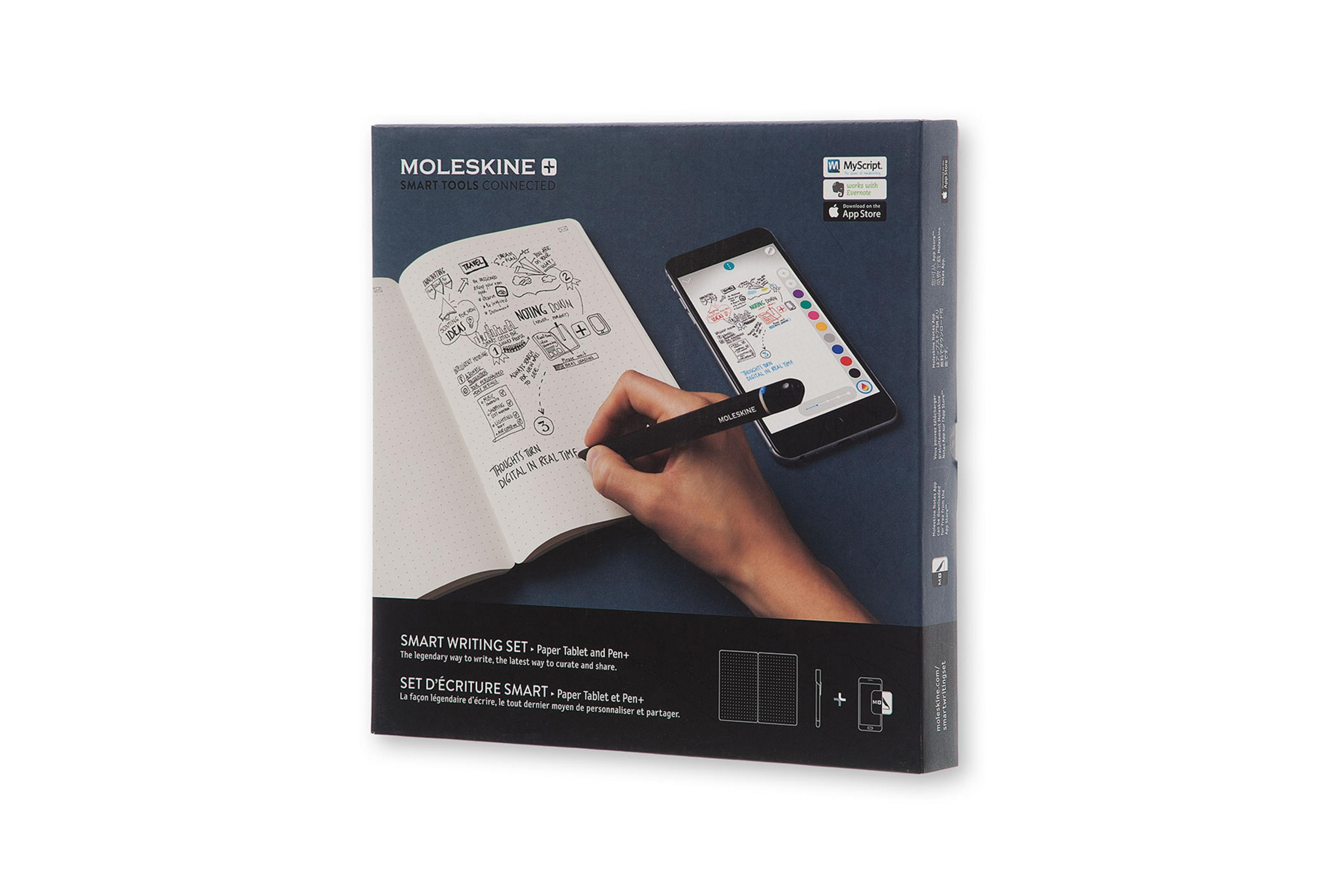 MOLESKINE 851152 SMART WRITING SET Tablet und Pen+ Paper PEN TABLET Schwarz 