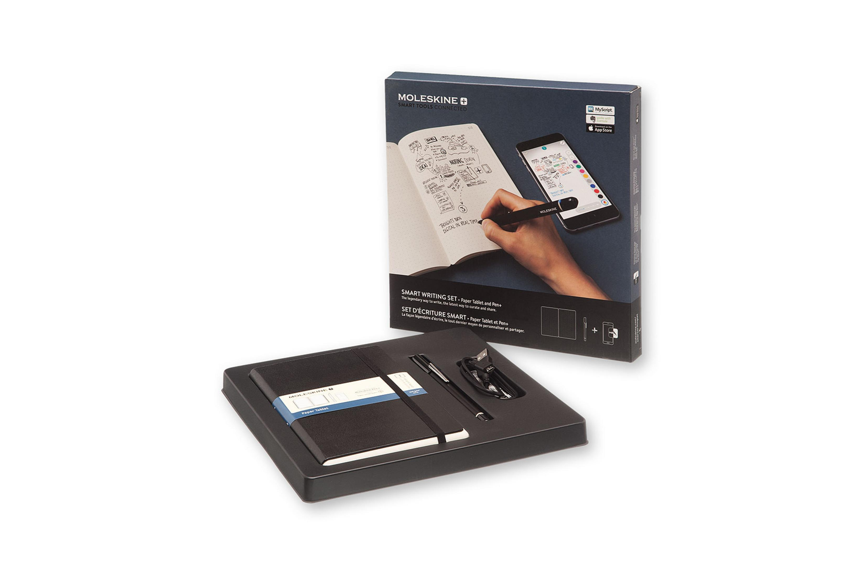 MOLESKINE 851152 SMART WRITING SET Tablet und Pen+ Paper PEN TABLET Schwarz 