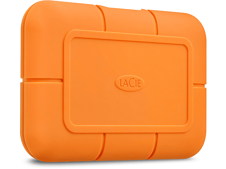 LACIE STHR2000800 RUGGED SSD 2TB TB extern, Orange USB-C, 2 SSD