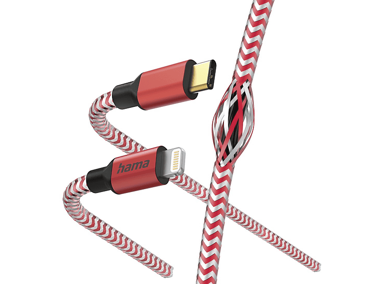 Hama Reflective USB-C Kabel – 1,5 M, Geflochten, Mit Schnellladung & Knickschutz In Blau