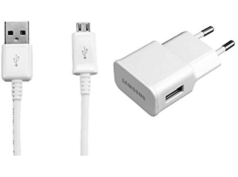 SAMSUNG EP-TA12EWEUGWW WHITE, Weiß Akkuladegerät, MICRO-USB-LK 2A