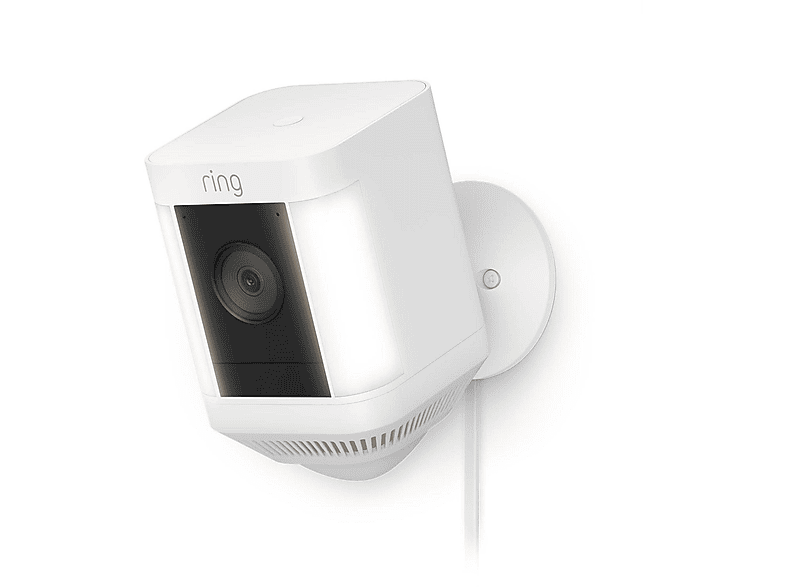 RING SPOTLIGHT CAM PLUS Überwachungskamera, Video: 1080p HD, Foto: IN EU, Auflösung WHITE HD 1080p Auflösung PLUG