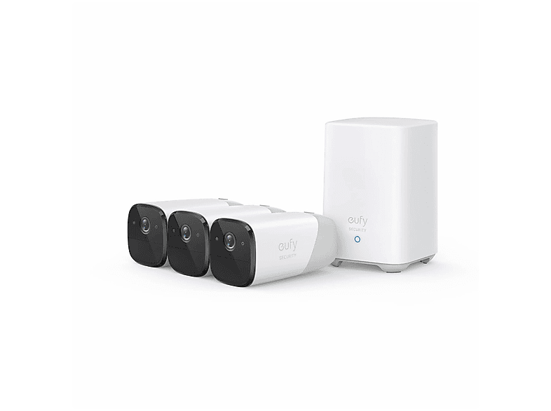 EUFY 3-Kamera-Set eufyCam 2 1080p + Home base, 3-Kamera-Set eufyCam 2 1080p + Home base, Auflösung Foto: HD