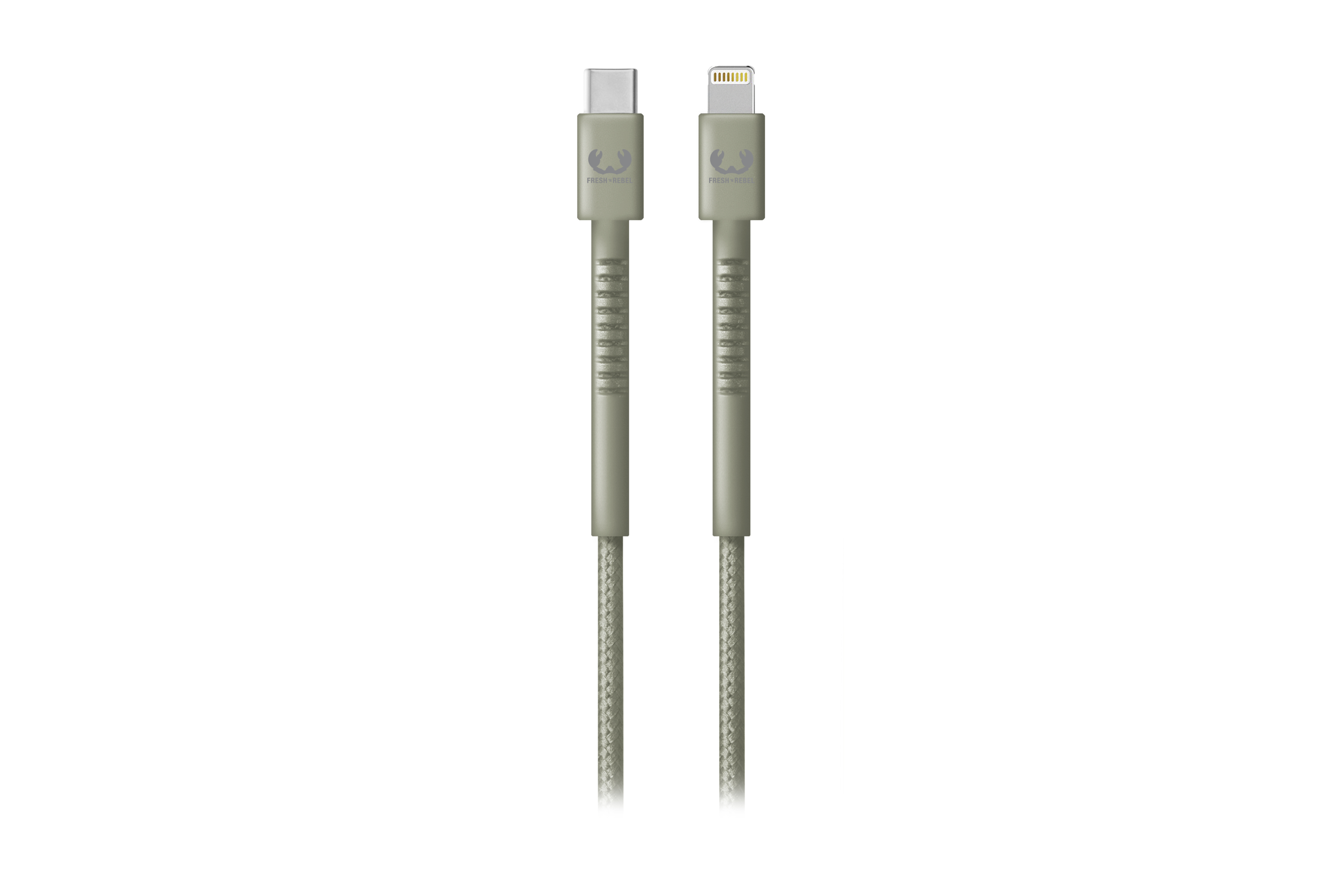 Fabriq Green - 2.0m, REBEL \'N 2 cable USB-C Apple Ladekabel, FRESH m, - Dried Lightning
