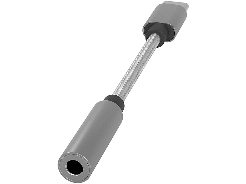 TERRATEC 284535 CONNECT C50 TYPE-C AUF 3,5MM JACK, USB Adapter, Grau