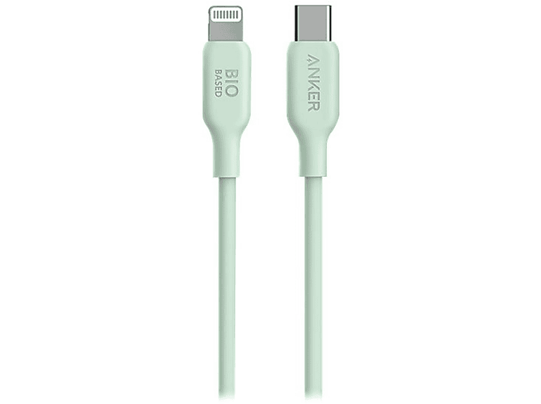 ANKER A80A1G61 541 ECO-FRIENDLY BIO-TPU, C-LTG, GREEN, Ladekabel, 0,91 m, Grün