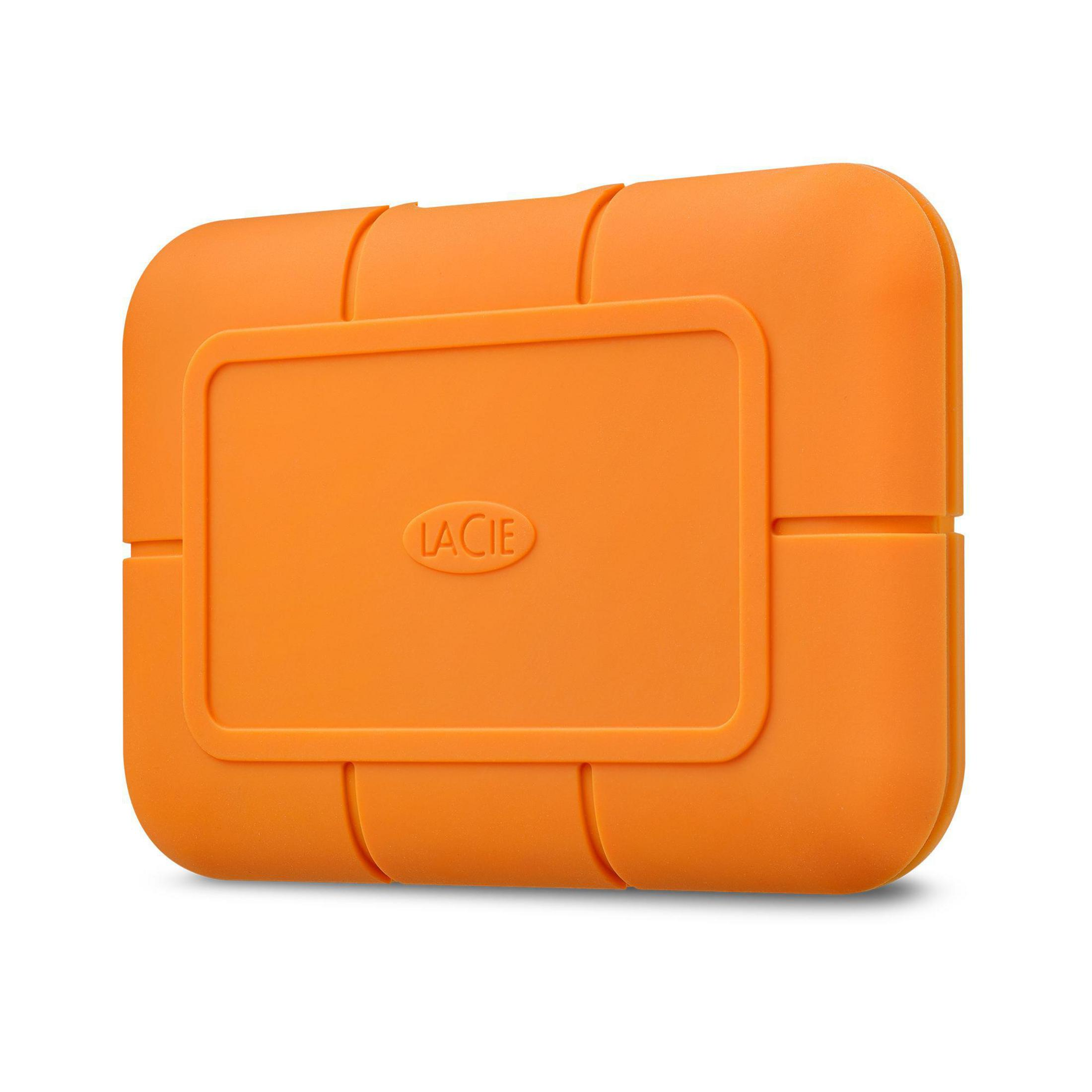 LACIE STHR4000800 RUGGED SSD 4TB SSD, TB Orange 2,5 extern, 4 USB-C, Zoll