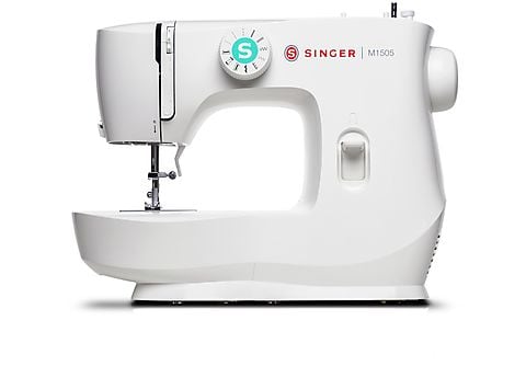 SINGER M1505 WEISS Freiarm-Nähmaschine (4-stufig) | MediaMarkt