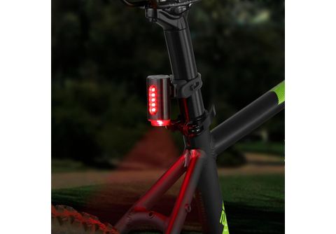 FISCHER FAHRRAD Fahrrad-Rücklicht LED akkubetrieben Schwarz kaufen