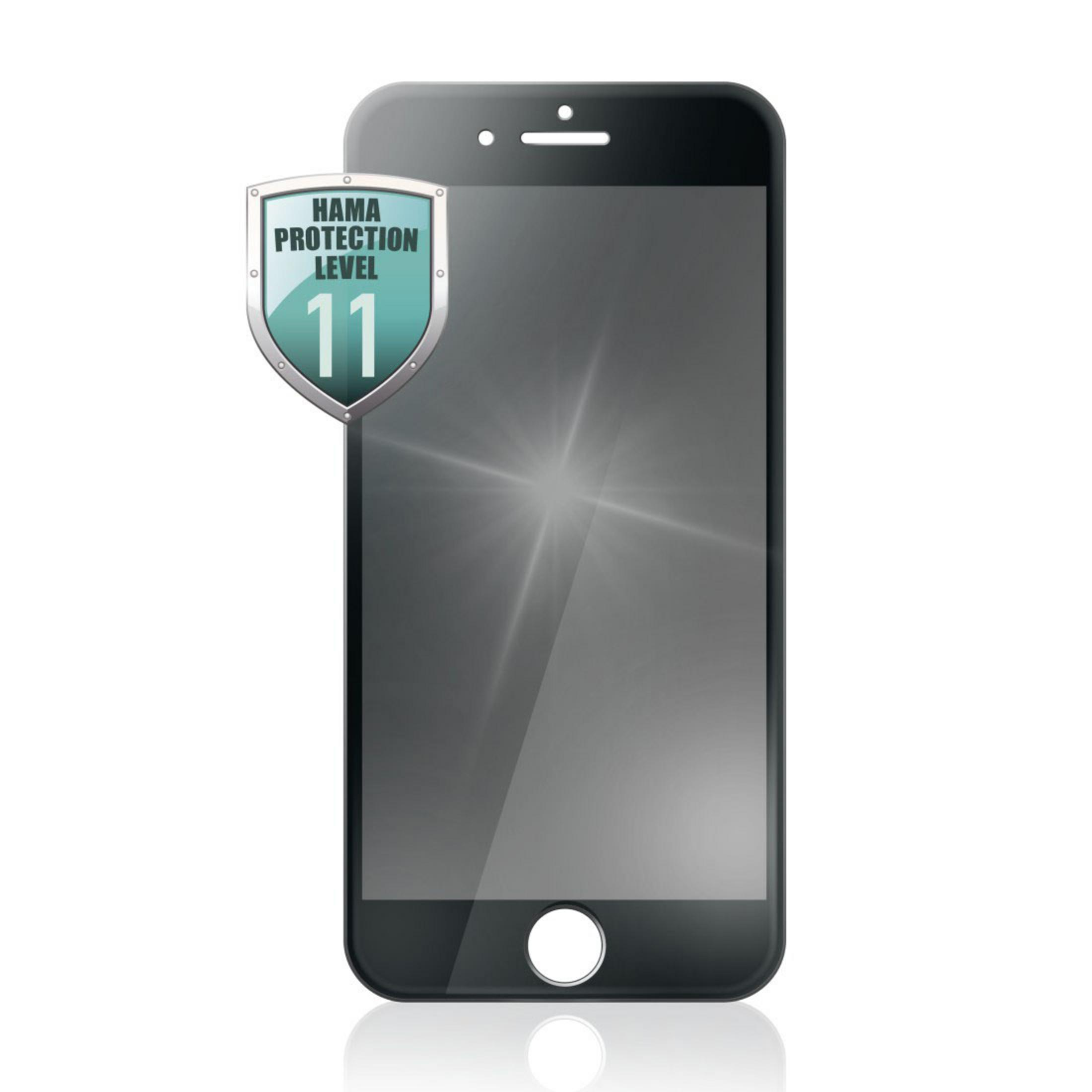 HAMA 186293 GL. 6s, 8, Apple 7, iPhone SE PROT. 6 Displayschutz(für iPhone SCR. iPhone iPhone (2020)) iPhone PRIVACY IPH 6
