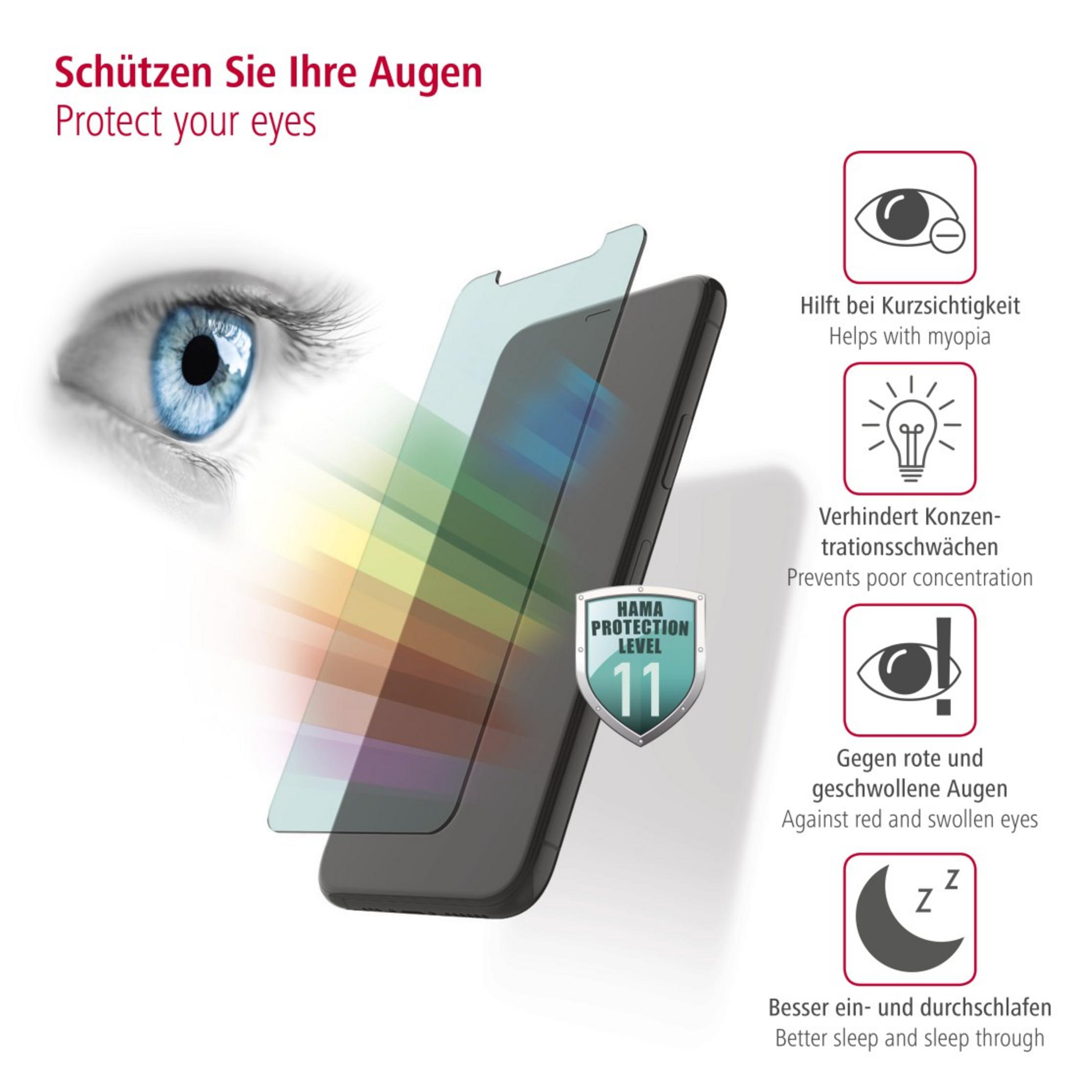 Telefon z ochroną, korzyści dla oczu i zdrowia, HAMA poziom 11.