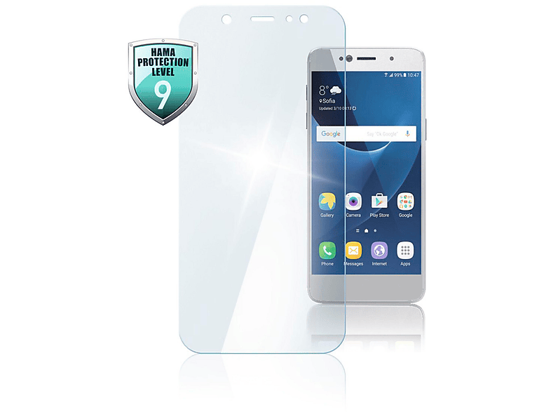 GL. PROT. HAMA Galaxy SAMSUNG PREMIUM Samsung 186285 A71) A7 Displayschutz(für