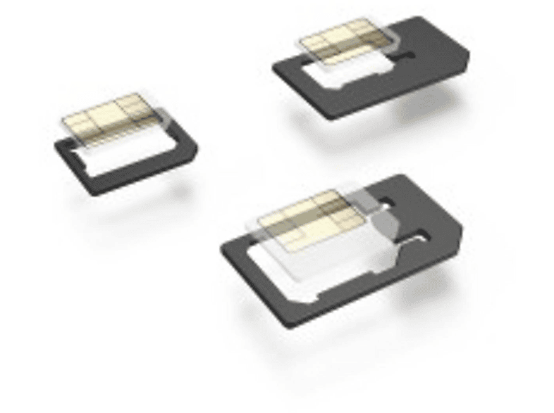 Karten Adapter SIM Schwarz SIM-ADAPTER-KARTE HAMA 183398